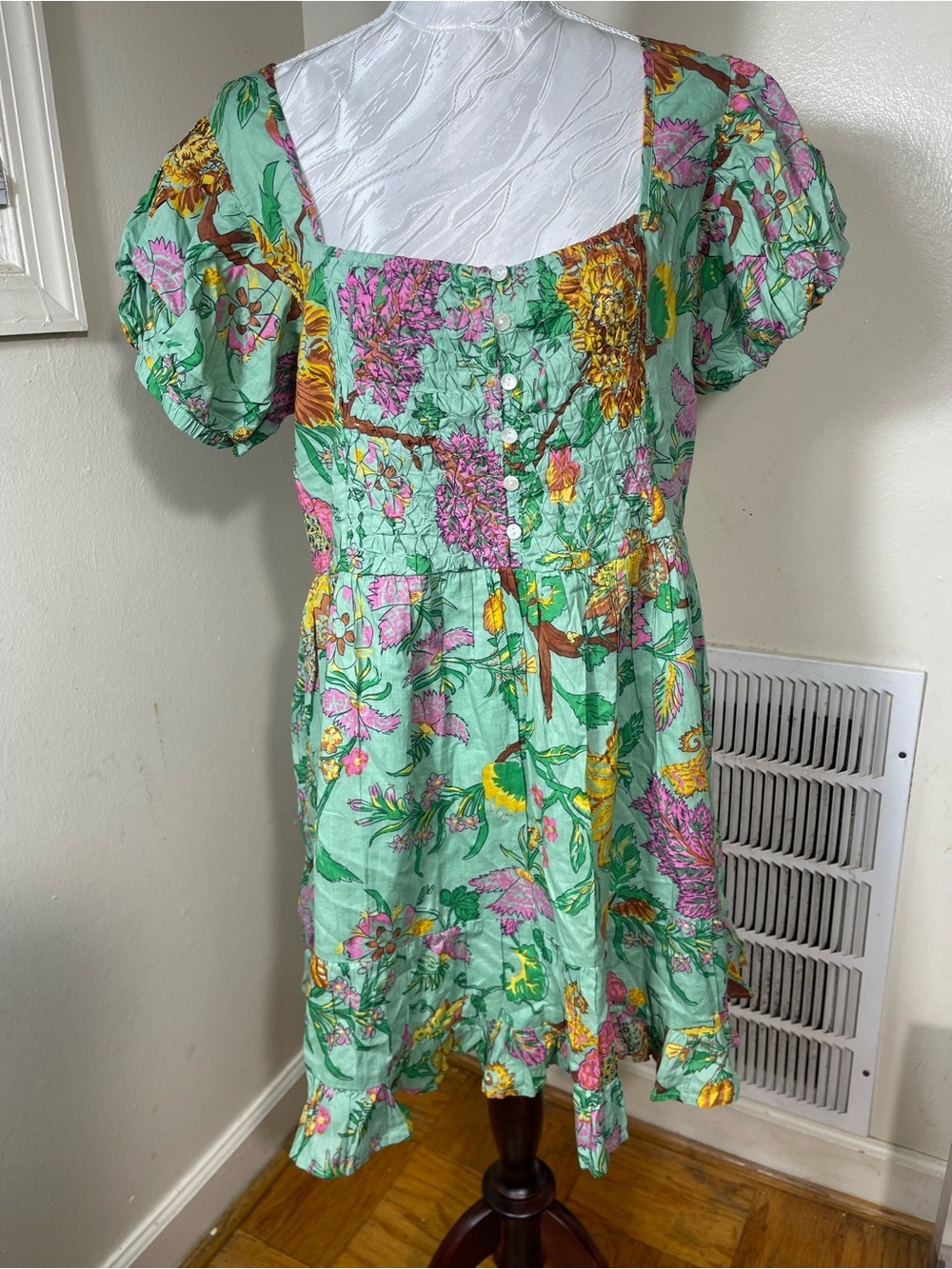 House of Harlow 1960 Mint Green Floral holiday Sundress